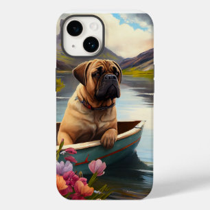 Bullmastiff on a Paddle: A Scenic Adventure Case-Mate iPhone 14 Case