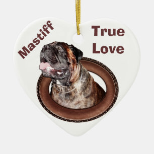Bullmastiff Ornaments are Great Mastiff Gifts