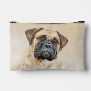 Bullmastiff Painting Fawn Red Sable Cute Dog Art Accessory Pouch