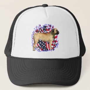 Bullmastiff Patriot Trucker Hat