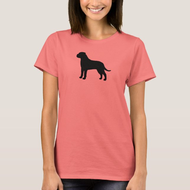 Bullmastiff Silhouette T-Shirt (Front)