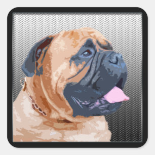 Bullmastiff Square Sticker