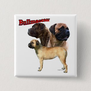 Bullmastiff Trio 2 - Button