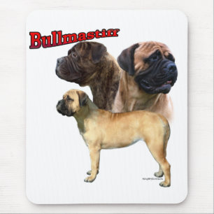 Bullmastiff Trio 2 Mouse Mat