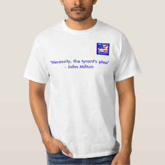 Bulloch Tea Party Tee, “Necessity T-Shirt