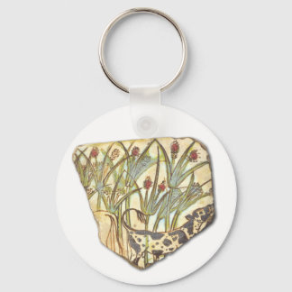 bullock in thicket key ring