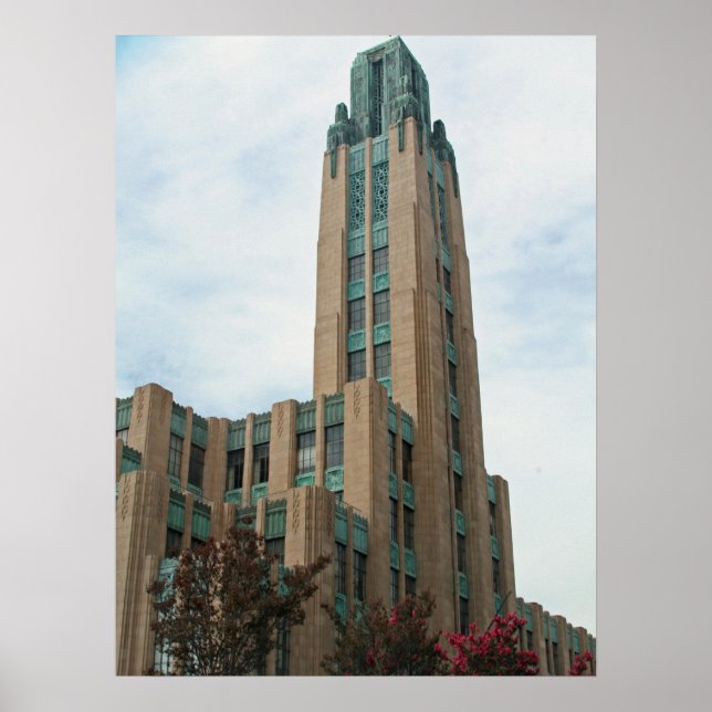 Bullocks Wilshire Building Art Deco Photo Poster (Front)
