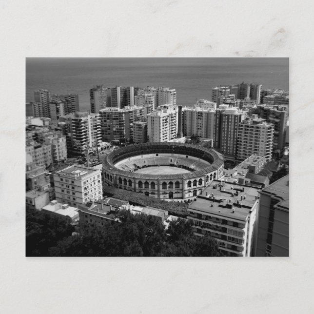 Bullring in Malaga, Spain Postcard (Front)