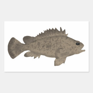 Bullrout Rectangular Sticker