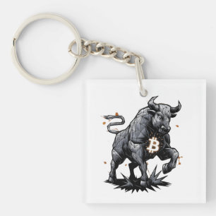 Bullrun crypto bull bitcoin -Edite the Qr code Key Ring