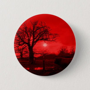 BULLS 6 CM ROUND BADGE