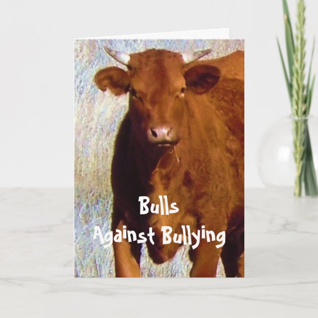 Bulls Against Bullying #4 of 7 Different Card (Front)