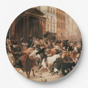 Bulls and Bears in the Stock Market (W.H. Beard) Paper Plate