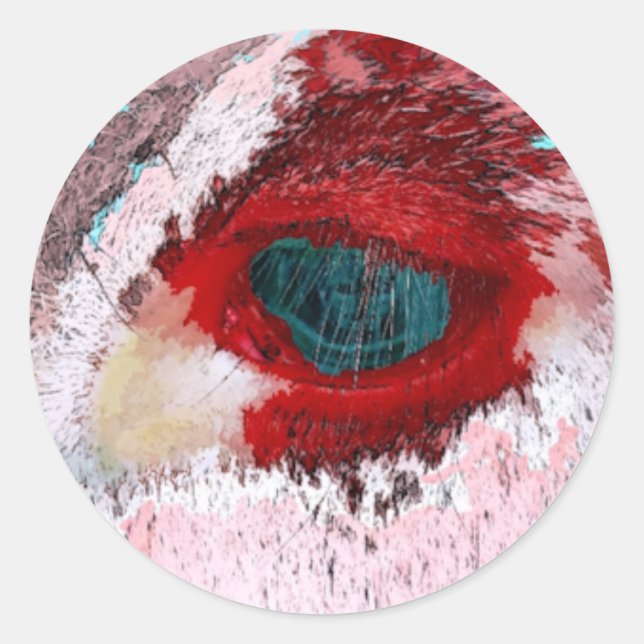 BULLS CLASSIC ROUND STICKER (Front)