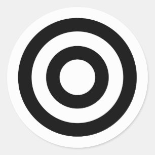Bull's_Eye Classic Round Sticker