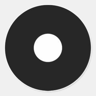 Bull's eye classic round sticker