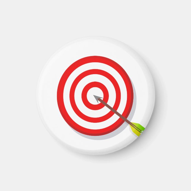 Bull's Eye Dart Board  Magnet (Front)