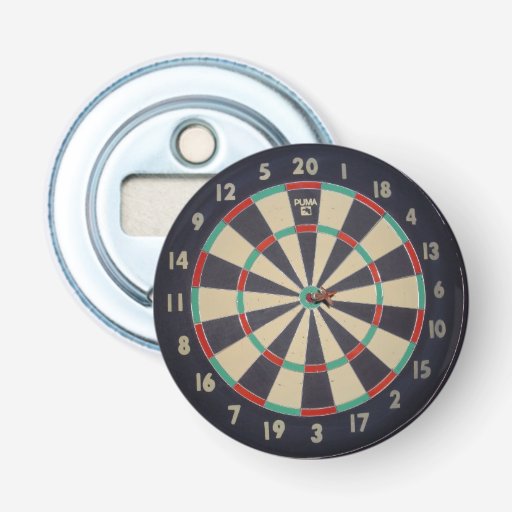 Image of Bulls_Eye_Dart_Board_Magnetic_Bottle_Opener. Bottle Opener