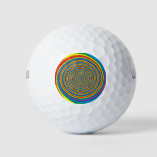 Bulls Eye Design> Personalised Golf Balls