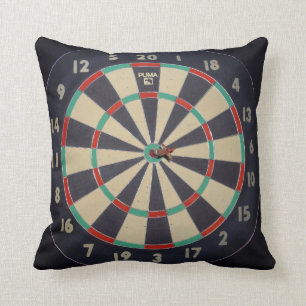 Bulls Eye In The Dartboard, Cushion