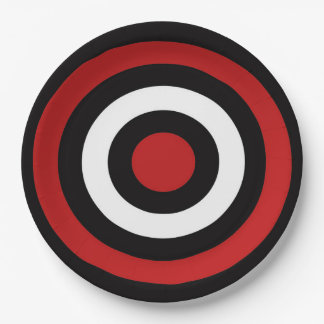 Bull's Eye Paper Plate