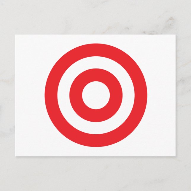 Bulls Eye Postcard (Front)
