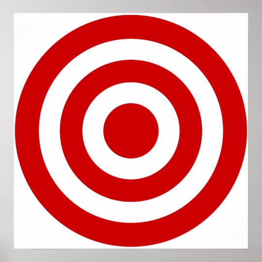 Bull's_Eye Poster | Zazzle.co.uk