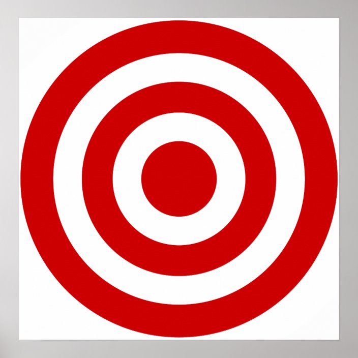 Bull's_Eye Poster | Zazzle.co.uk