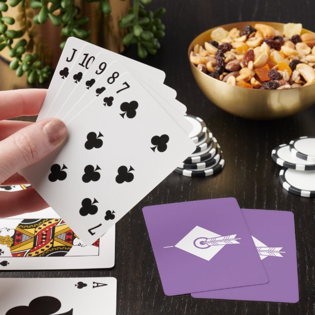 Bullseye Bicycle Playing Cards (In Situ)