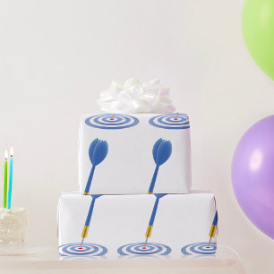 Bullseye Dart Wrapping Paper