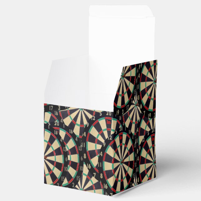 Bullseye Dartboards' Layered, Birthday Favour Box (Opened)