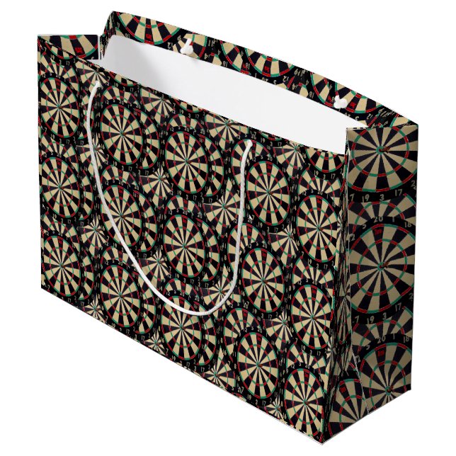 Bullseye Dartboards' Layered, Large Gift Bag (Back Angled)