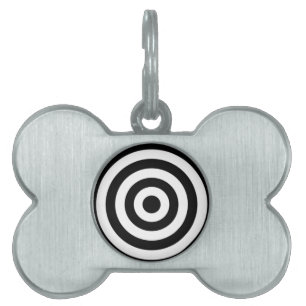 Bullseye Design Pet ID Tag