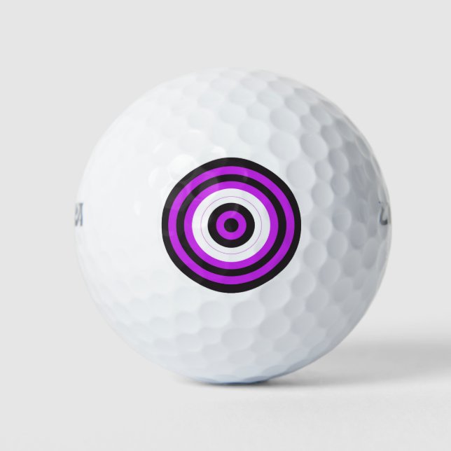 Bullseye Golf Balls (Front)