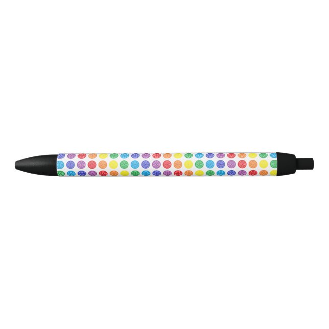 Bullseye Rainbow Pen (Front)