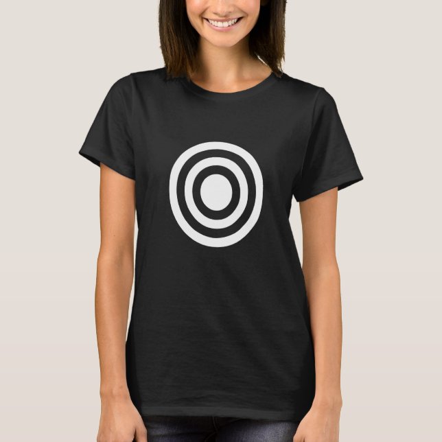 Bullseye Symbol   T-Shirt (Front)