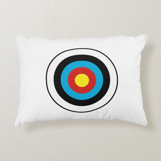 Bullseye Target Design Decorative Cushion (Front)