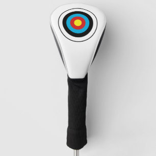Bullseye Target Design Golf Head Cover