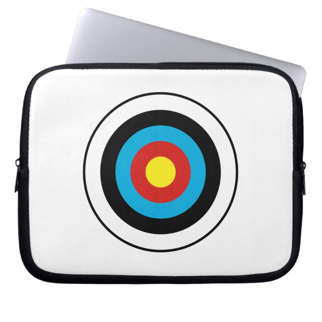 Bullseye Target Design Laptop Sleeve (Front)