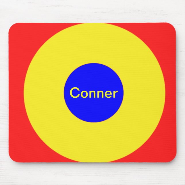 Bullseye Target Mouse Mat (Front)