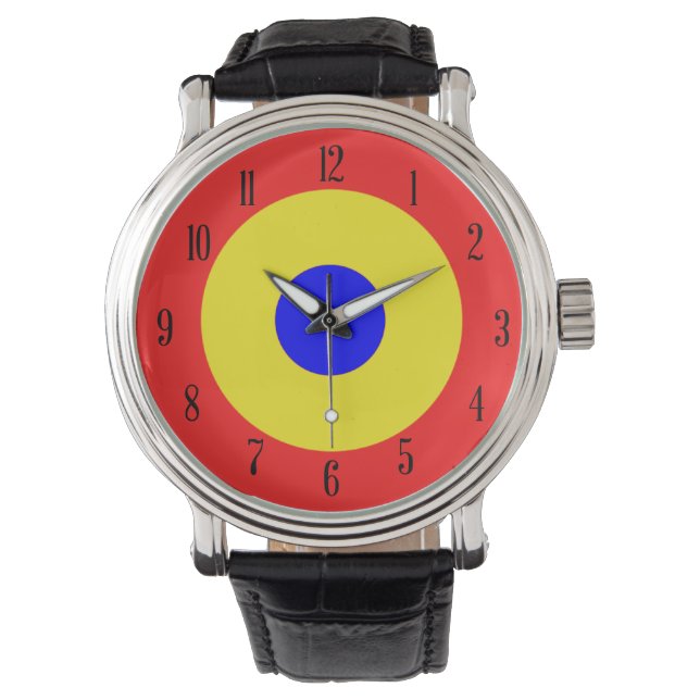 Bullseye Target Primary Colours    Watch (Front)