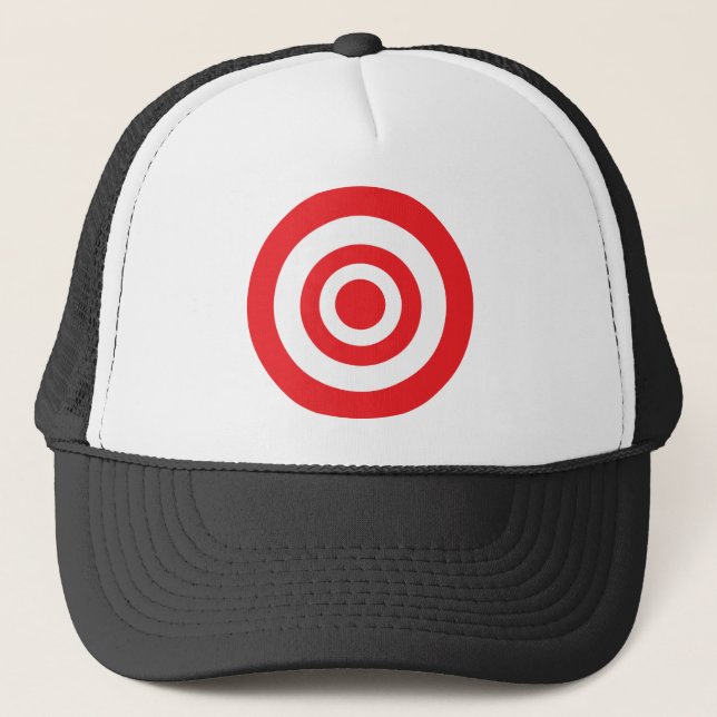 Bullseye Target Trucker Hat (Front)