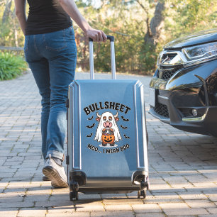 BULLSHEET Halloween Cute Cow in Ghost