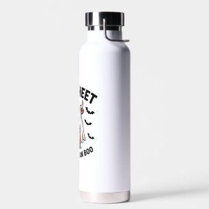 BULLSHEET Halloween Cute Cow in Ghost Water Bottle