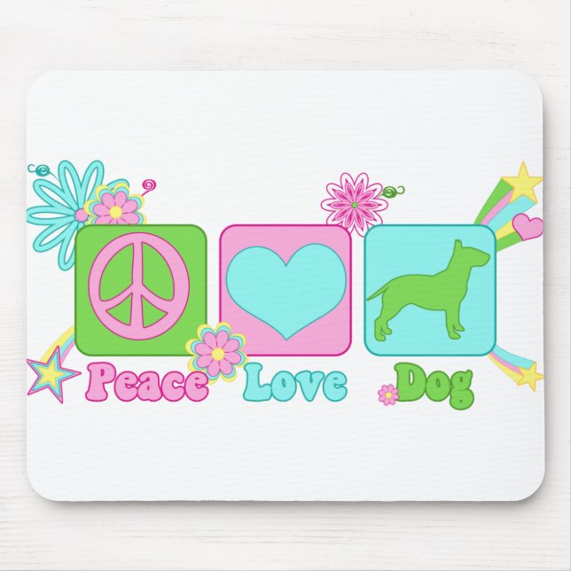 BullTerrier.png Mouse Mat (Front)