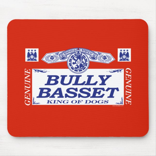 Bully Basset Mouse Mat (Front)