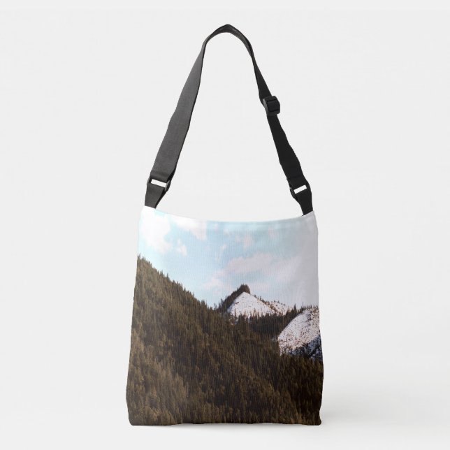Bully Choop with snow.... Crossbody Bag (Front)