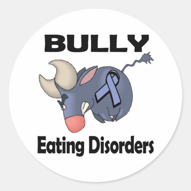 BULLy Eating Disorders Classic Round Sticker (Front)