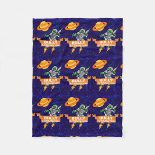 BULLY EXTERMINATOR   , AQUI ESTAMOS Y NO NOS VAMOS FLEECE BLANKET