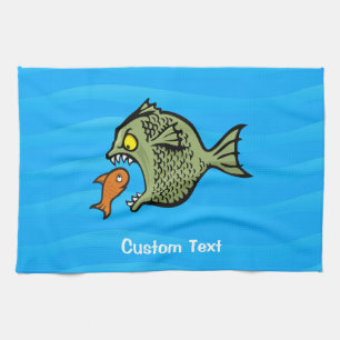 Bully fish kitchen towel